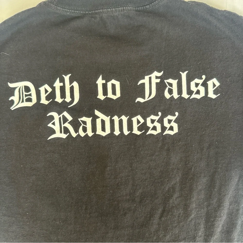 Methsyndicate Black Short‎ Sleeve T-Shirt Men's Medium Grunge Emo Streetwear